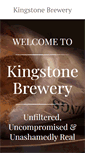Mobile Screenshot of kingstonebrewery.co.uk